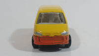 Unknown Brand Van Yellow and Orange Die Cast Toy Car Vehicle