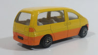 Unknown Brand Van Yellow and Orange Die Cast Toy Car Vehicle