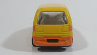 Unknown Brand Van Yellow and Orange Die Cast Toy Car Vehicle