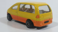 Unknown Brand Van Yellow and Orange Die Cast Toy Car Vehicle