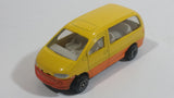 Unknown Brand Van Yellow and Orange Die Cast Toy Car Vehicle