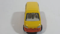 Unknown Brand Van Yellow and Orange Die Cast Toy Car Vehicle