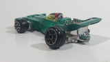Vintage TinToys Tyrrell Ford F1 #7 W.T. 225 Green STP Die Cast Toy Race Car Vehicle - Hong Kong - Missing a Wheel