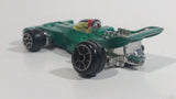 Vintage TinToys Tyrrell Ford F1 #7 W.T. 225 Green STP Die Cast Toy Race Car Vehicle - Hong Kong - Missing a Wheel