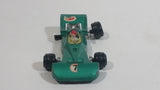 Vintage TinToys Tyrrell Ford F1 #7 W.T. 225 Green STP Die Cast Toy Race Car Vehicle - Hong Kong - Missing a Wheel