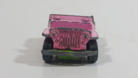 Vintage 1971 Lesney Matchbox Superfast Jeep Hot Rod No. 2 Pink Die Cast Toy Car Vehicle