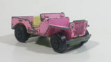 Vintage 1971 Lesney Matchbox Superfast Jeep Hot Rod No. 2 Pink Die Cast Toy Car Vehicle