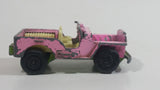 Vintage 1971 Lesney Matchbox Superfast Jeep Hot Rod No. 2 Pink Die Cast Toy Car Vehicle