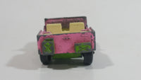 Vintage 1971 Lesney Matchbox Superfast Jeep Hot Rod No. 2 Pink Die Cast Toy Car Vehicle