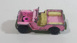 Vintage 1971 Lesney Matchbox Superfast Jeep Hot Rod No. 2 Pink Die Cast Toy Car Vehicle