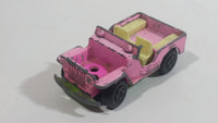 Vintage 1971 Lesney Matchbox Superfast Jeep Hot Rod No. 2 Pink Die Cast Toy Car Vehicle