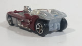 1996 Hot Wheels First Editions Twang Thang Metalflake Silver With Dark Red Guitars Die Cast Toy Car Vehicle