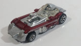 1996 Hot Wheels First Editions Twang Thang Metalflake Silver With Dark Red Guitars Die Cast Toy Car Vehicle