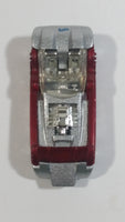 1996 Hot Wheels First Editions Twang Thang Metalflake Silver With Dark Red Guitars Die Cast Toy Car Vehicle