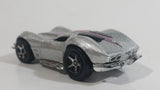 2005 Hot Wheels First Editions Drop Tops 1963 Corvette Sting Ray Metalflake Silver Die Cast Toy Car Vehicle