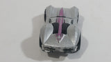 2005 Hot Wheels First Editions Drop Tops 1963 Corvette Sting Ray Metalflake Silver Die Cast Toy Car Vehicle