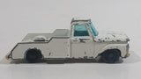 Vintage Husky Ford F350 Truck White Die Cast Toy Car Vehicle - Made in Great Britain