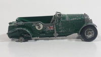 Vintage Lesney Models of Yesteryear 1929 4 1/2 Litre Bentley #5 Green Die Cast Toy Car Vehicle Made in England