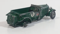 Vintage Lesney Models of Yesteryear 1929 4 1/2 Litre Bentley #5 Green Die Cast Toy Car Vehicle Made in England