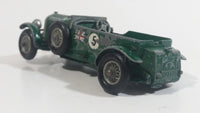 Vintage Lesney Models of Yesteryear 1929 4 1/2 Litre Bentley #5 Green Die Cast Toy Car Vehicle Made in England