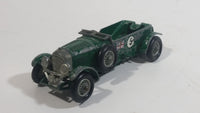 Vintage Lesney Models of Yesteryear 1929 4 1/2 Litre Bentley #5 Green Die Cast Toy Car Vehicle Made in England