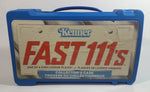 Vintage 1981 Kenner Fast 111's Blue Collector's Case "One of a kind license plates"