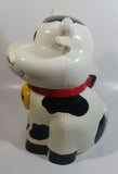 Mooing Cow Cookie Jar with Hinged lid that Moos When Opened - Working 10" Tall