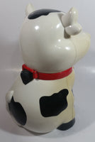 Mooing Cow Cookie Jar with Hinged lid that Moos When Opened - Working 10" Tall