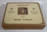 Vintage Yardley London England Dovetail Wood Wooden Soap Chest