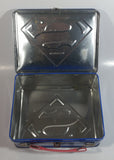 DC Comics Blue Superman Tin Metal Lunch Box Superhero Collectible