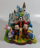 2001 Disney Disneyland Characters in Front of Castle 7 1/2" Tall PVC Coin Bank