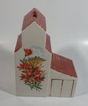 Vintage Saskatchewan Prairie Lily Provincial Flower Ceramic Grain Elevator Coin Bank Prairie Western Collectible