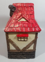 Vintage Woodward Cute German Bavarian Cottage House 9 12" Tall Ceramic Cookie Jar Made in Japan