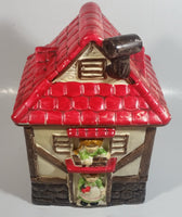 Vintage Woodward Cute German Bavarian Cottage House 9 12" Tall Ceramic Cookie Jar Made in Japan