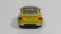 Realtoy Audi TT Yellow ZZA Confine Black Checkered Die Cast Toy Race Car Vehicle