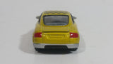 Realtoy Audi TT Yellow ZZA Confine Black Checkered Die Cast Toy Race Car Vehicle