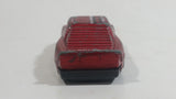 Unknown Brand No. 407 Metal #7 Red Die Cast Toy Car Vehicle Made in Macau