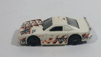 1999 Hot Wheels Mega Graphics Mustang Cobra Pearl White Die Cast Toy Car Vehicle