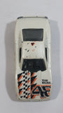 1999 Hot Wheels Mega Graphics Mustang Cobra Pearl White Die Cast Toy Car Vehicle