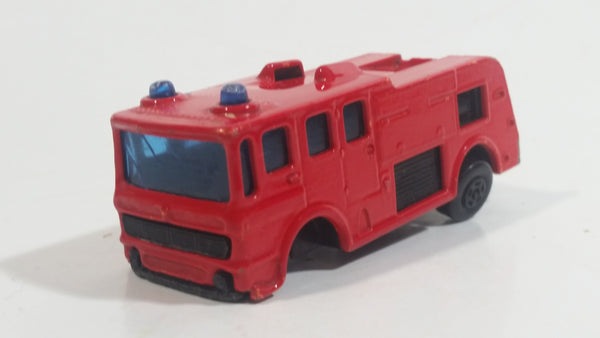 1969 Lesney Matchbox No. 35 Superfast Merryweather Fire Engine Diecast Toy Car - No Ladder