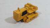 Vintage 1979 Matchbox MB64 Bulldozer Yellow Die Cast Toy Car Construction Equipment Machinery Vehicle