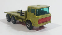 1962 Matchbox Series Lesney Products DAF Girder Truck No. 58 Lime Green Die Cast Toy Car Vehicle Made in England