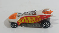 1996 Hot Wheels First Editions Turbo Flame White Die Cast Toy Car Vehicle