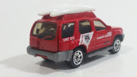 2006 Matchbox Coast Guard Nissan Xterra Red Die Cast Toy Car Beach Rescue Emergency Vehicle