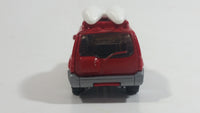 2006 Matchbox Coast Guard Nissan Xterra Red Die Cast Toy Car Beach Rescue Emergency Vehicle