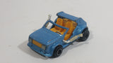 Vintage Majorette No. 223 Crazy Car Light Blue 1/55 Scale Die Cast Toy Car Vehicle Made in France