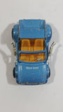 Vintage Majorette No. 223 Crazy Car Light Blue 1/55 Scale Die Cast Toy Car Vehicle Made in France