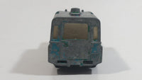 Vintage Lesney Matchbox Series No. 12 Land Rover Safari Blue (Bare Metal) Die Cast Toy Car Vehicle