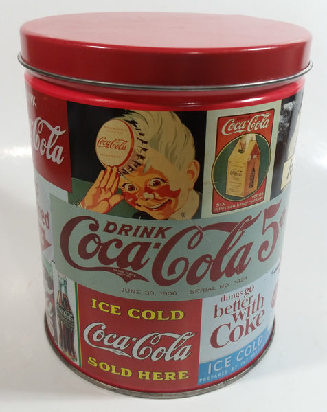 1994 Coca-Cola Coke Soda Pop Carriage Trade Mini Twist Pretzels Nostalgic Tin Beverage Advertising Collectible