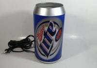 2004 Miller Brewing Co. Miller Lite True Pilsner Beer 10" Tall Beer Can Shaped Rotating Plug In Electric Lamp Light